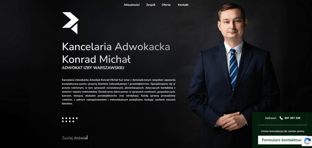 Adwokat Warszawa Konrad Michał Kuć Kancelaria Adwokacka Sprawy Rozwodowe Alimenty Obsługa Przedsiębiorców